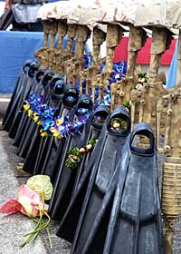 Церемония похорон на базе "морских котиков" на базе в Перл-Харборе